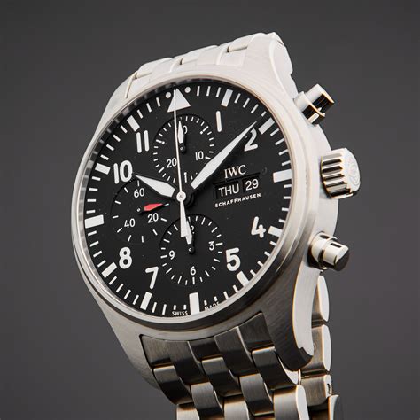 iwc pilot chronograph 36mm|iwc pilot chronograph price.